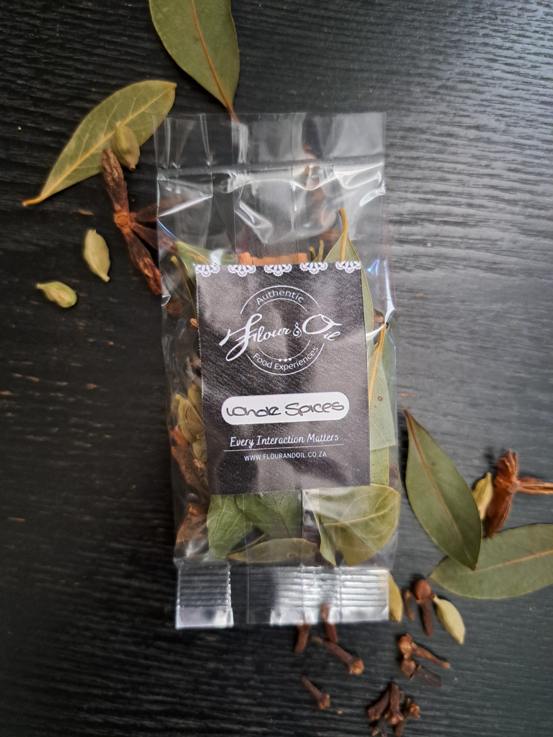 Whole spice mix packet