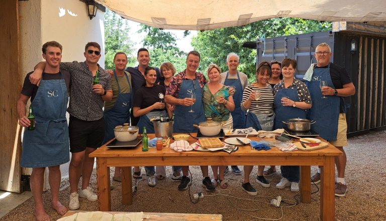 Corporate team building cooking course